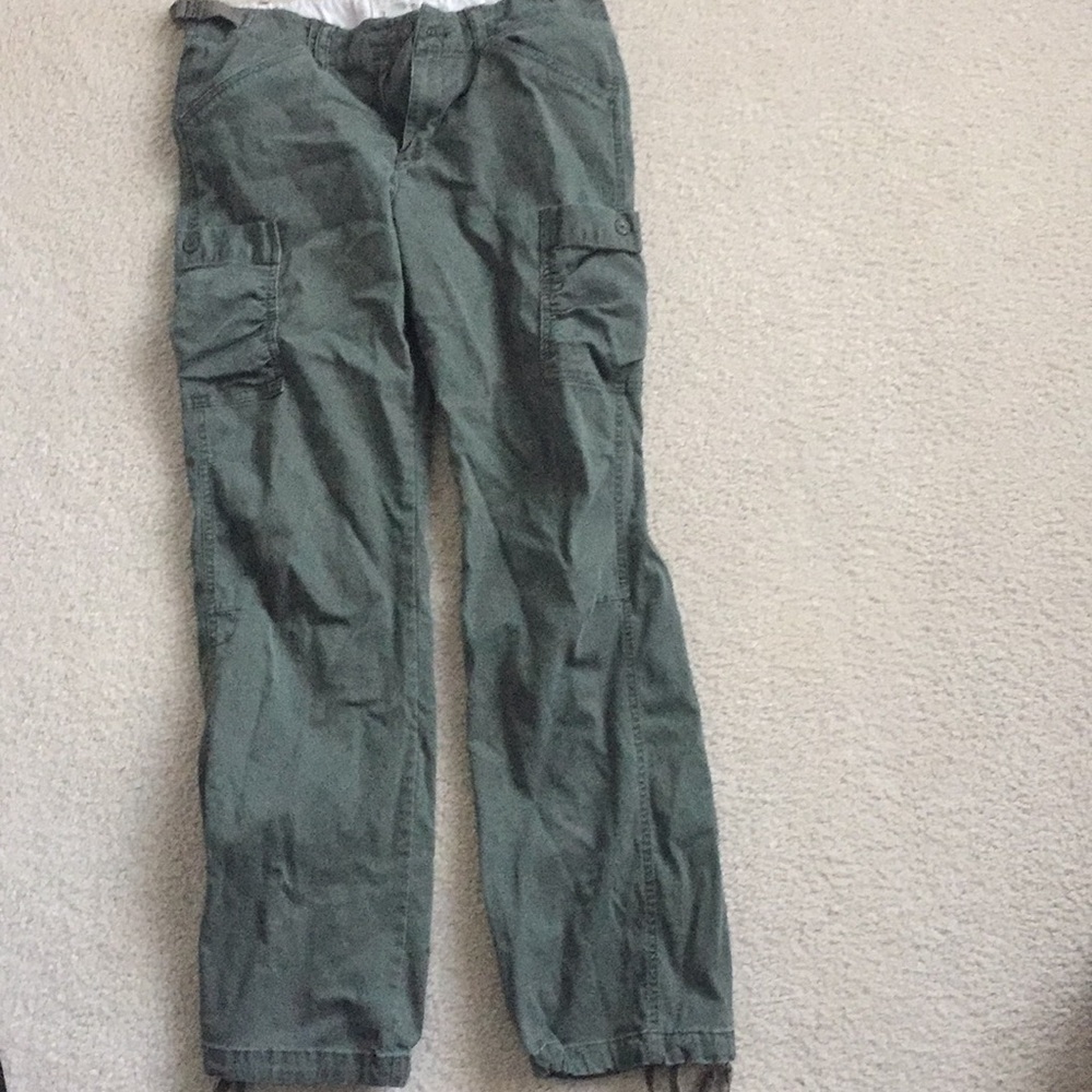 Old Navy green cargo pant